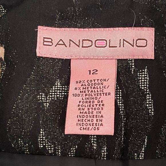 Bandolino Women's Brocade Fashion Classic Blazer Jacket Size 12 - Picture 2 of 7